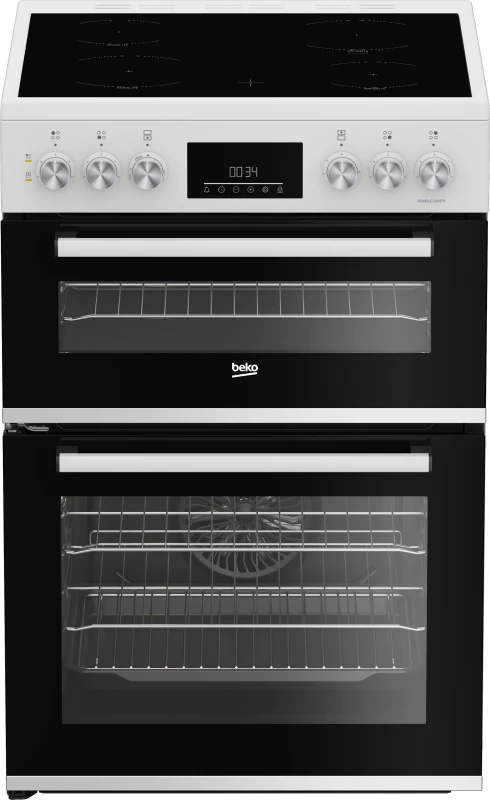 Image of Beko AeroPerfect FTC6731W 60cm Wide Single Oven Electric Cooker with Ceramic Hob - White - A Rated