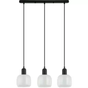 Image of Italux Lighting - Italux Lamezia Modern 3 Light Bar Pendant Ceiling Light, E27