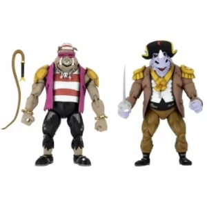 Image of Pirate Bebop And Rocksteady (TMNT Turtles In Time) 2-pack 7" Action Figures