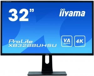 Image of iiyama ProLite 32" XB3288UHSU 4K Ultra HD LED Monitor