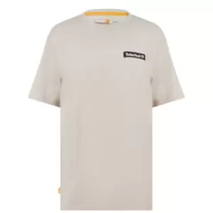 Image of Timberland Badge T shirt - Beige