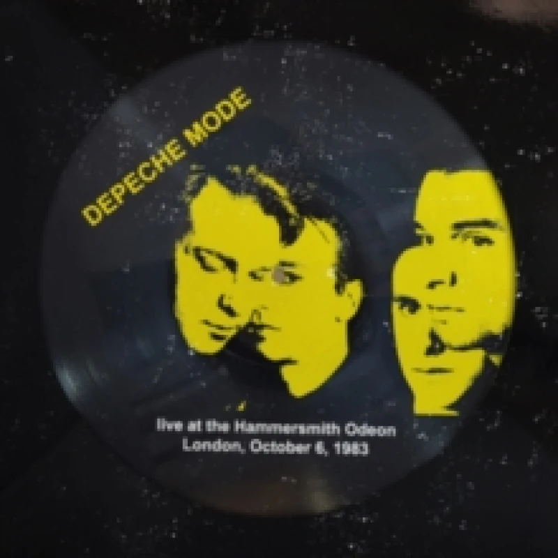 Image of Depeche Mode Live At Hammersmith Odeon London October 6, 1983 - Limited Edition Picture Disc Vinyl LP Black
