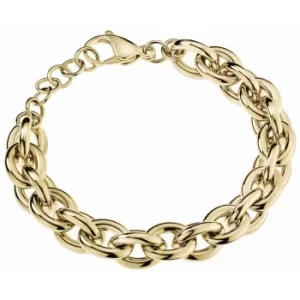 Image of Calvin Klein Statement Gold Tone Heavy Chain Bracelet