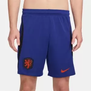 Image of Nike Netherlands Away Dri-FIT Football Shorts 2022/2023 Mens - Black