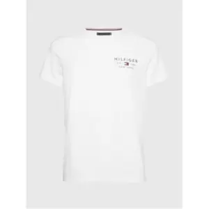 Image of Tommy Hilfiger Brand Love Small Logo Tee - White