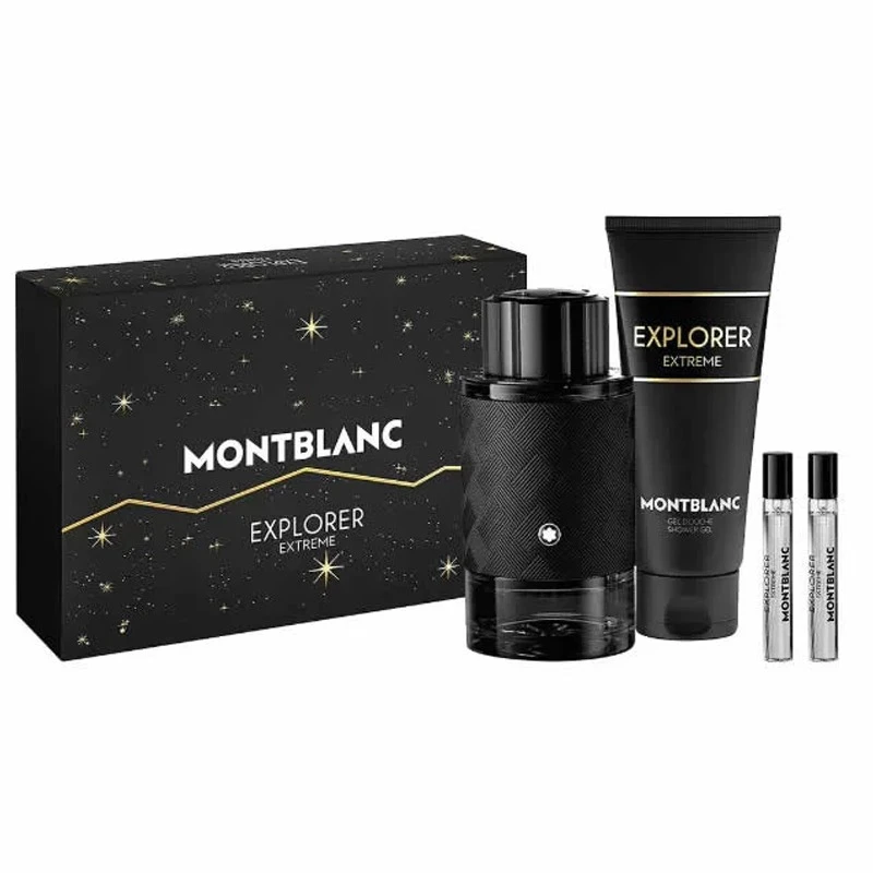 Image of MontBlanc Explorer Extreme 100ml Eau de Parfum 4 Ps Gift Set