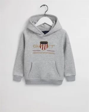 Image of Gant Men Hoodie Grey