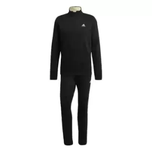 Image of adidas quarter Zip Fleece Tracksuit Mens - Black