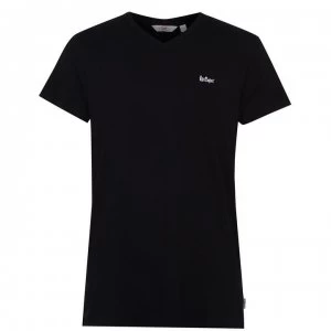 Image of Lee Cooper Essentials V Neck T Shirt Mens - Black