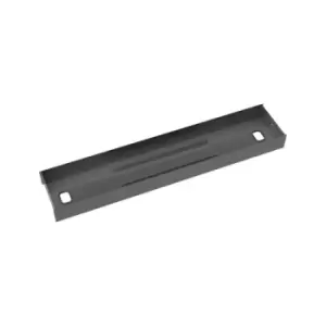 Image of Elev8 lower cable channel with cover for back-to-back 1200mm desks - black