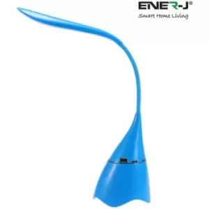 Image of Ener-j - LED Table Lamp with Music Speaker (Blue Body)