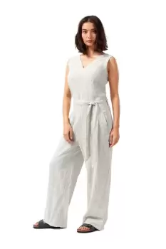 Image of Cotton-Blend 'NosiBotanical Kalela' Belted Jumpsuit