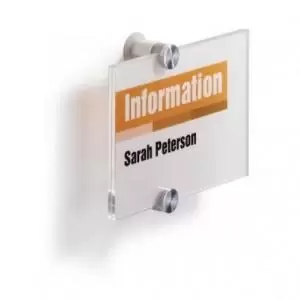 Image of Durable CRYSTAL SIGN 148 x 105mm Pack of 1