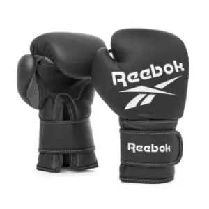 Image of Reebok Boxing Gloves - White/Black - 14oz