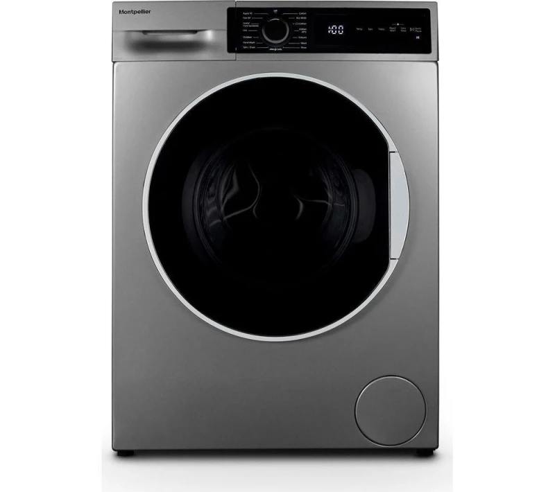 Image of Montpellier MWM814BLS 8KG 1400 Spin Washing Machine - Silver/Grey 5060617984235