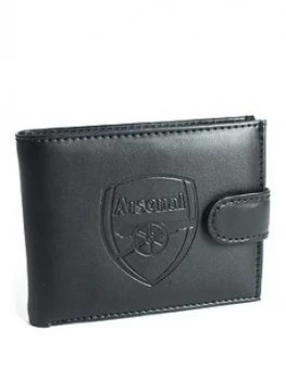 Image of Official Football Leather Wallet with Embossed Crest - Liverpool, Chelsea, Manchester City, Tottenham, One Colour, Size Manchester City, Women