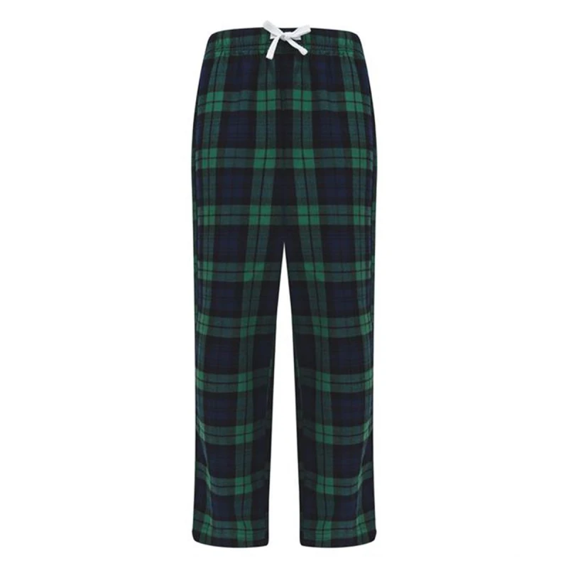 Image of SF Minni Tartan Lounge Pants in Mid Navy Size: 11-12 Years Mid Navy Unisex 11-12 Years