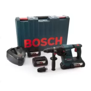 Image of Bosch GBH36VFLIP3 sds Plus Hammer Kit (3 x 4.0Ah Batteries) 611907074