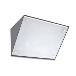 Image of Curie LED Outdoor Wall Light Urban Grey IP65