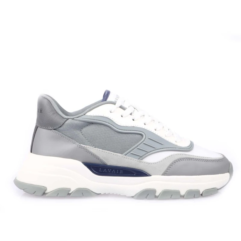Image of Lavair Pacific 2.0 Trainers White Grey male UK 6