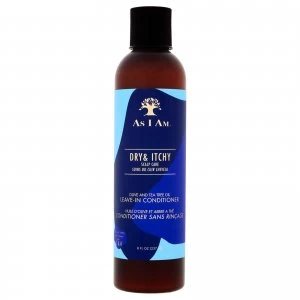 Image of As I Am Dry and Itchy Scalp Care Olive and Tea Tree Oil Leave in Conditioner 237ml