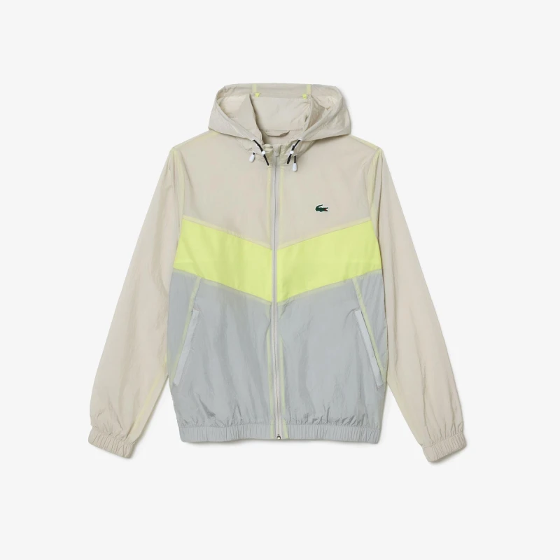 Image of Lacoste Mens Blouson Rain Anorak Hammam/Limeira male M