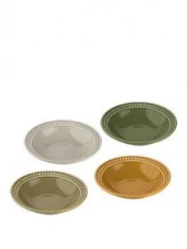 Image of Portmeirion Botanic Garden Harmony Pasta Bowls ; Set Of 4
