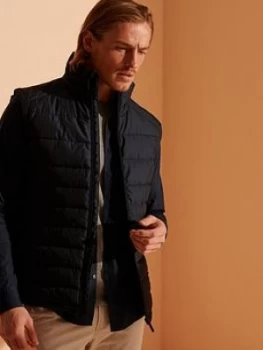 Image of Superdry Fuji Gilet - Navy, Size XS, Men