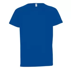 Image of SOLS Childrens/Kids Sporty Unisex Short Sleeve T-Shirt (6yrs) (Royal Blue)