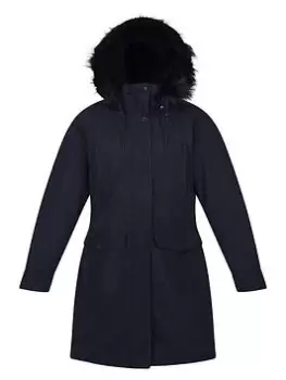 Image of Regatta Shiloh Parka - Navy, Size 14, Women