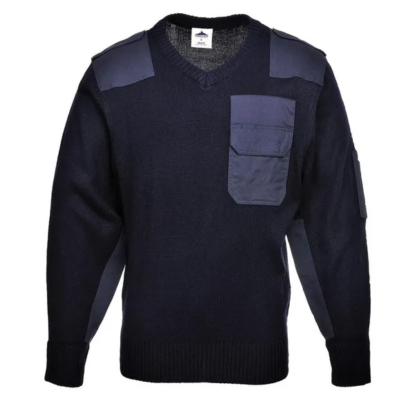 Image of Portwest Nato Mens Sweater B310NARS Colour: Navy
