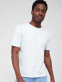 Image of BOSS Tchup Centre Logo T-Shirt - Light Green, Light Green, Size L, Men