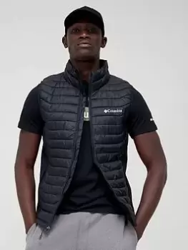 Image of Columbia Powder Pass Vest - Black, Size S, Men