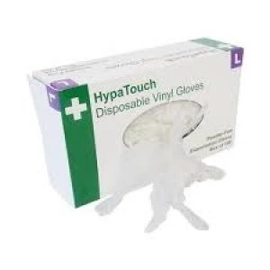 Image of Vinyl Gloves Powder Free Large Pack of 100 WX07397
