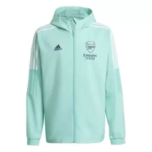Image of adidas Arsenal Presentation Jacket 2021 2022 Junior - Green