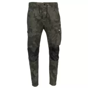 Image of Caterpillar Mens Dynamic Cargo Trousers (34L) (Green Camo)