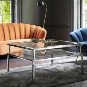 Image of Gallery Direct Salerno Coffee Table Silver