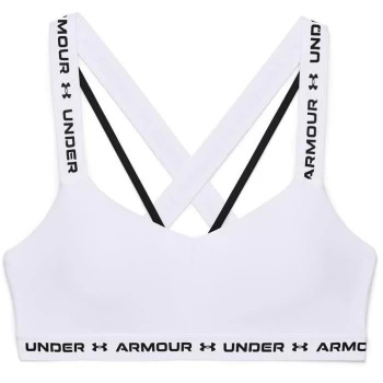 Image of Under Armour Armour Crossback Low Impact Sports Bra - White