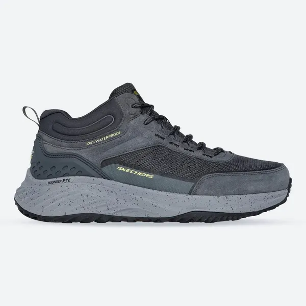 Image of Skechers Mens Bounder Rse Walking Boots UK Size 7 (EU 41) Charcoal Lime SKE2358-CCLM-7