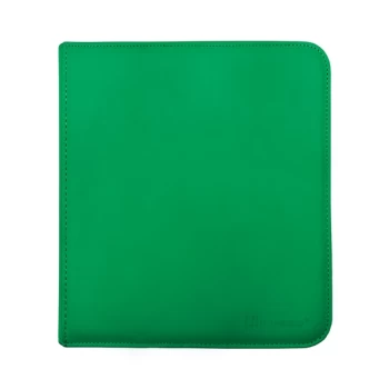 Image of Vivid 12-Pocket Zippered PRO-Binder - Green