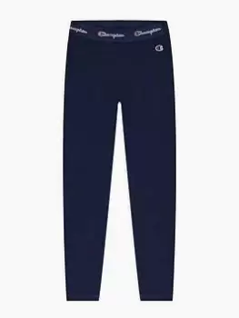 Image of Champion Champion Small Log0 3/4 Legging, Navy Size XS Women