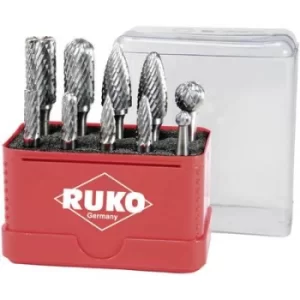 Image of RUKO 116002 Burr Carbide metal Shank diameter 6mm 10 Piece