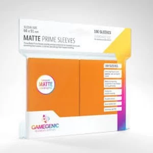 Image of Gamegenic Matte Prime Orange - 100 Sleeves