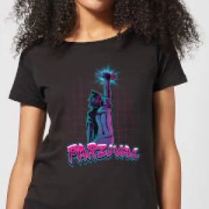 Image of Ready Player One Parzival Key Womens T-Shirt - Black