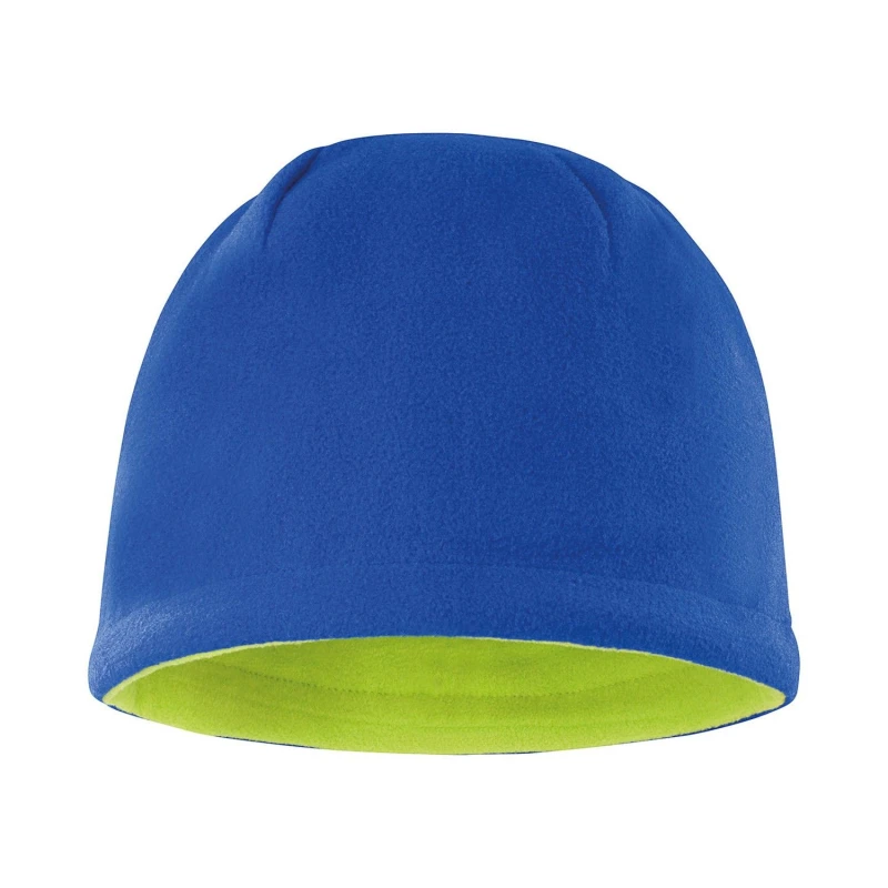 Image of Result Result Men Fleece Reversible Hat in Mid Blue Mid Blue One Size Male 5063527291639