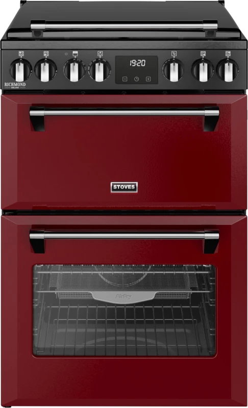 Image of Stoves Richmond DX 60cm Dual Fuel Cooker - Garnet Red 444411997 Red