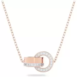 Image of Swarovski 5636496 Hollow Pendant Necklace Rose Gold Tone Jewellery