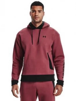 Image of Urban Armor Gear Training Recover Fleece Hoodie - Burgundy Size M Men