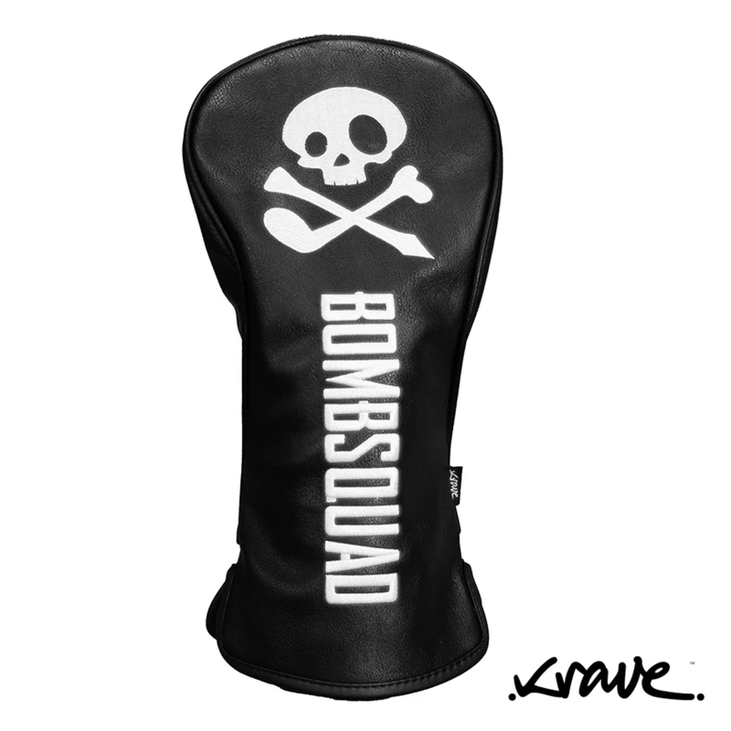 Image of Krave Bomb Squad Headcover Black/White unisex Fairway