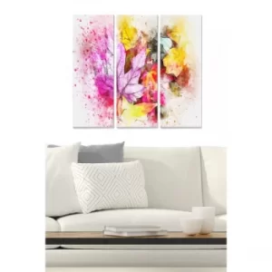 Image of MDF2630470 Multicolor Decorative MDF Painting (3 Pieces)